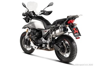 Akrapovič Auspuffanlage für die Moto Guzzi V85 TT