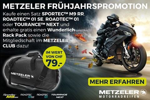 METZELER Frühjahrspromotion 2020: Wunderlich Tasche geschenkt!