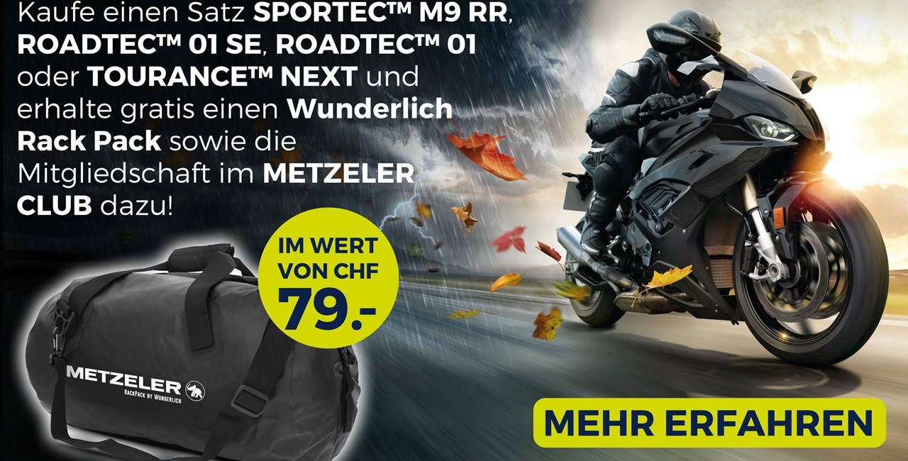 METZELER Frühjahrspromotion 2020: Wunderlich Tasche geschenkt!