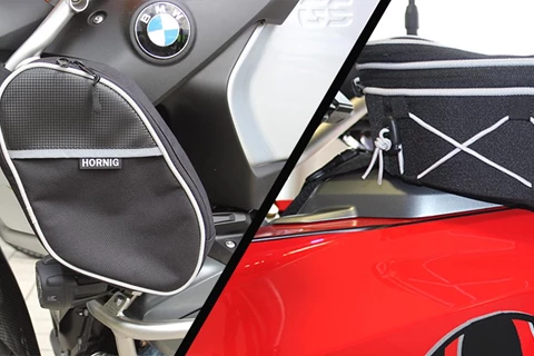 Tankrucksack BMW F900R/XR & Sturzbügel-Taschen BMW R1250GS  Tankrucksack BMW F900R/XR & Sturzbügel-Taschen BMW R1250GS
