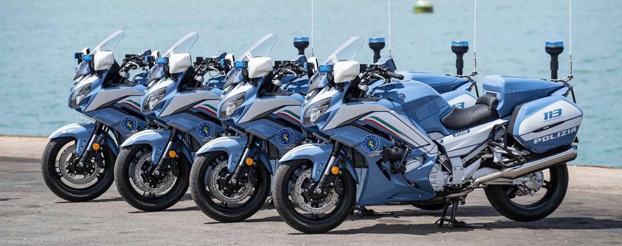 Die Yamaha FJR1300AE wird Italiens neues Polizeimotorrad