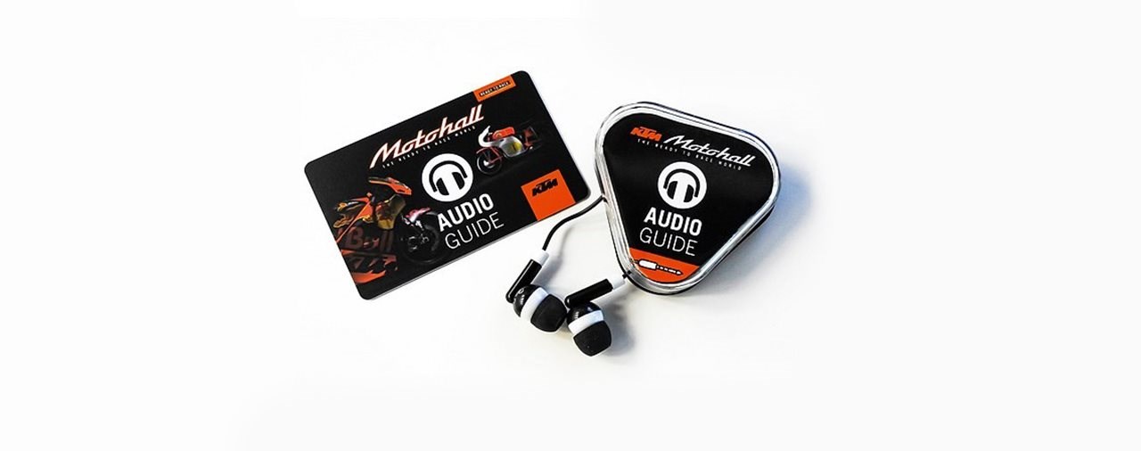 KTM Motohall bietet nun Audioguides an