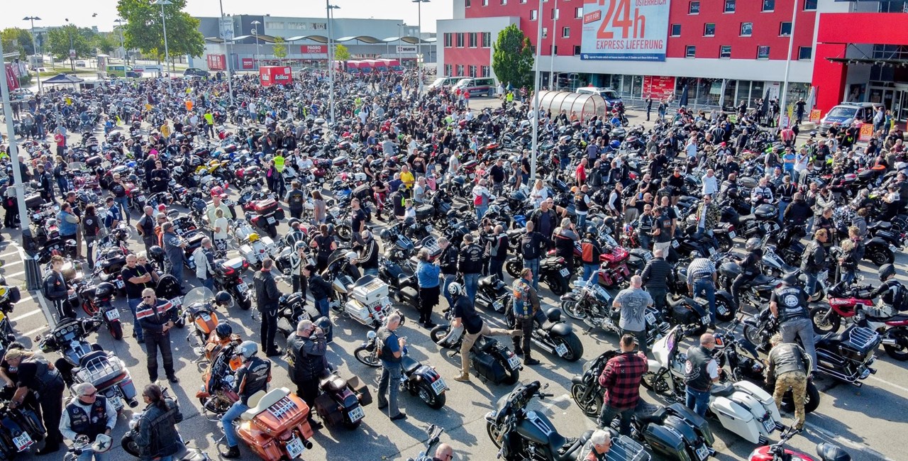 Große Motorraddemo in Wien war ein voller Erfolg