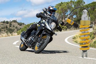 Öhlins-Fahrwerksupgrade für die Suzuki V-Strom 650 XT Öhlins-Fahrwerksupgrade für die Suzuki V-Strom 650 XT