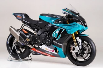 Offizielle PETRONAS Yamaha Sepang Racing Team YZR-M1 Replika 2020 Offizielle PETRONAS Yamaha Sepang Racing Team YZR-M1 Replika 2020