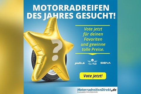 MotorradreifenDirekt.de sucht den Reifen-Europameister 2020
