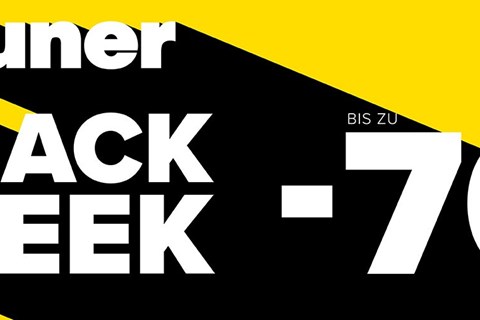 BLACK WEEK von 23. bis 30. November 2020 bei auner!