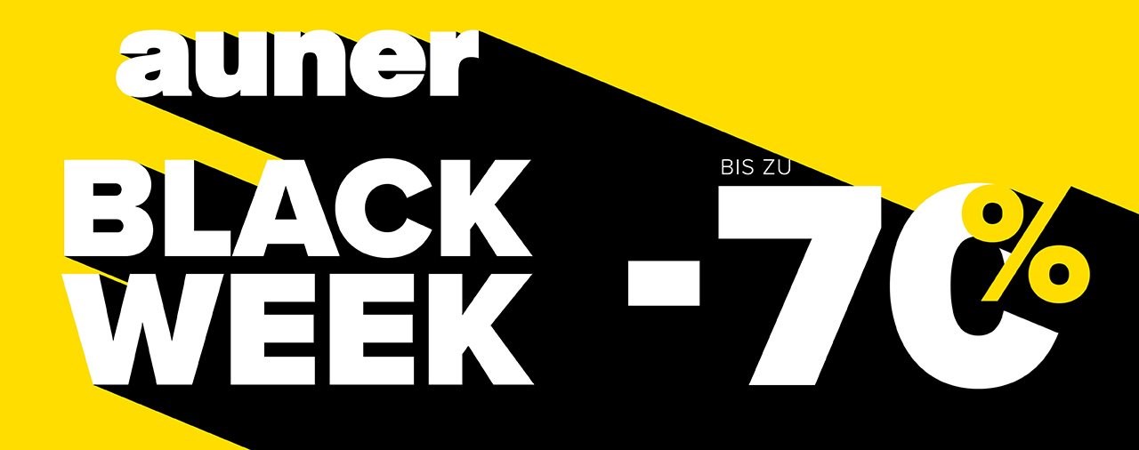 BLACK WEEK von 23. bis 30. November 2020 bei auner!
