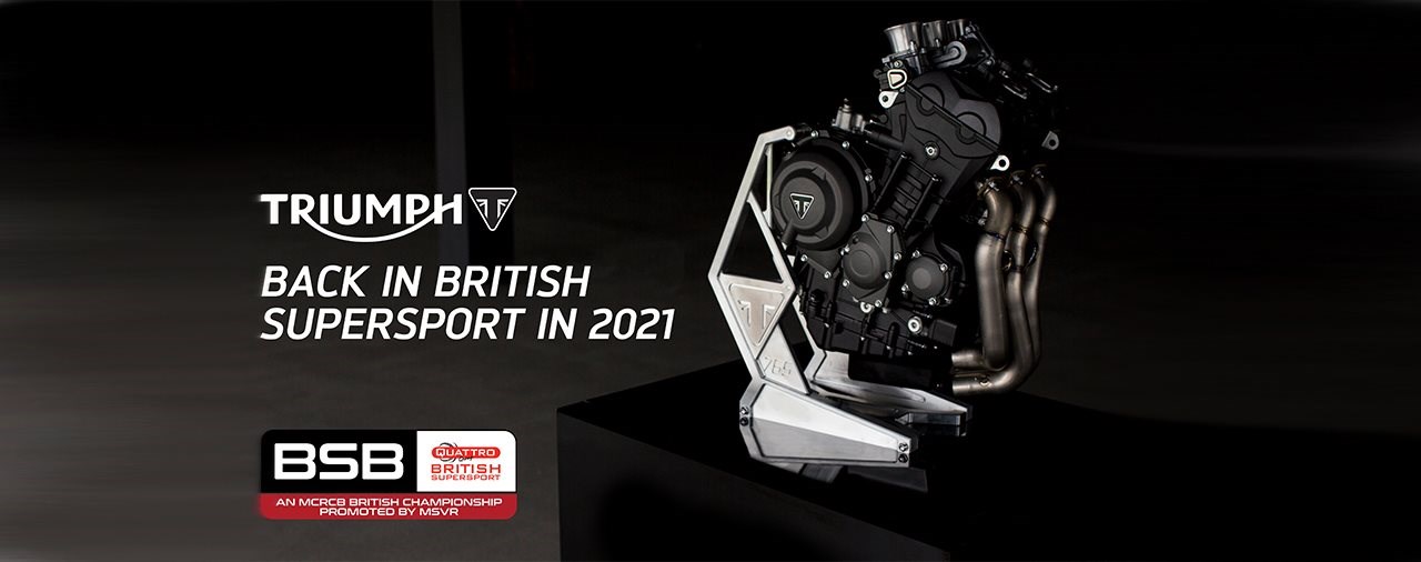 Triumph ab 2021 in der britischen Supersport-Meisterschaft