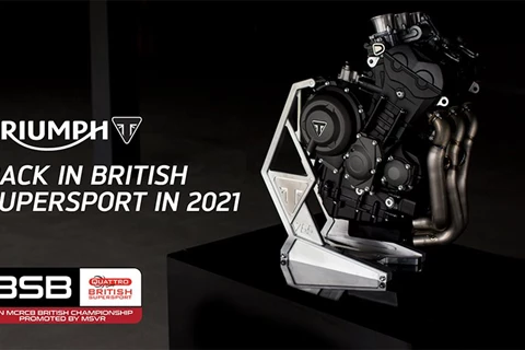Triumph ab 2021 in der britischen Supersport-Meisterschaft Triumph ab 2021 in der britischen Supersport-Meisterschaft