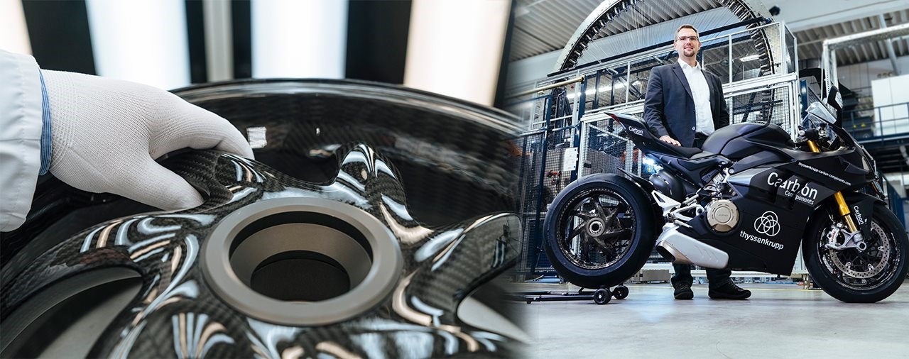 thyssenkrupp Carbonfelgen für Ducati Panigale V4