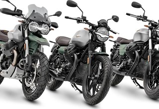 Moto Guzzi V85 TT, V7, V9 Centenario 2021