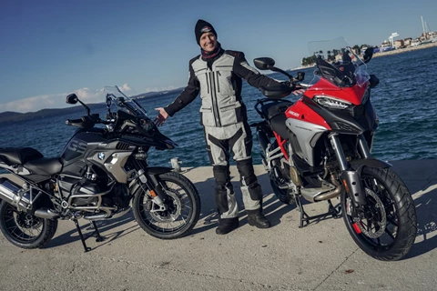 BMW R 1250 GS Vergleich Ducati Multistrada V4 BMW R 1250 GS Vergleich Ducati Multistrada V4
