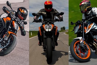 KTM 890 Duke vs. 890 Duke R