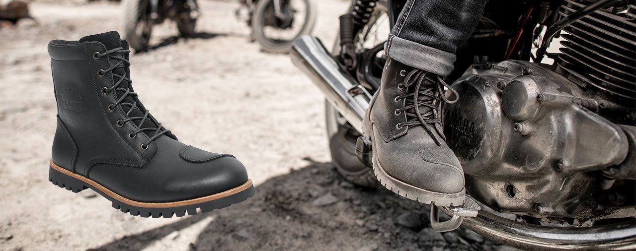 iXS Classic Schuh Oiled Leather - Motorrad Sneaker