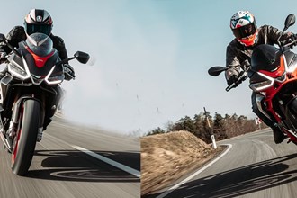 Aprilia Tuono 660 vs RS 660 Vergleichstest 2021 Aprilia Tuono 660 vs RS 660 Vergleichstest 2021
