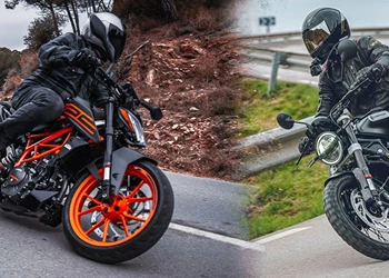 KTM 125 Duke vs. Husqvarna Svartpilen 125 2021 im Vergleichs-Test KTM 125 Duke vs. Husqvarna Svartpilen 125 2021 im Vergleichs-Test