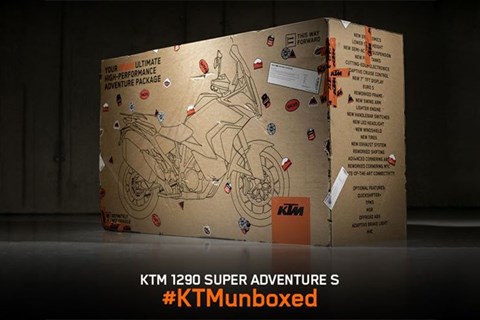 KTM Unboxing Events für die 1290 Super Adventure S 2021