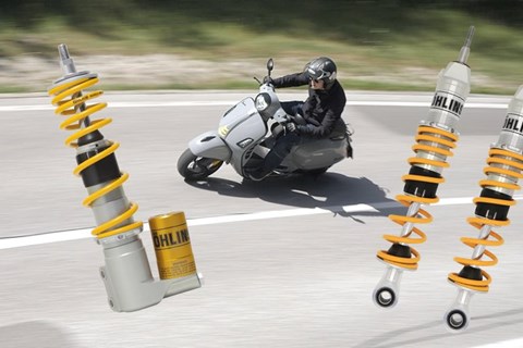 Feinste Ware: Öhlins Ware für die Vespa GTS 300