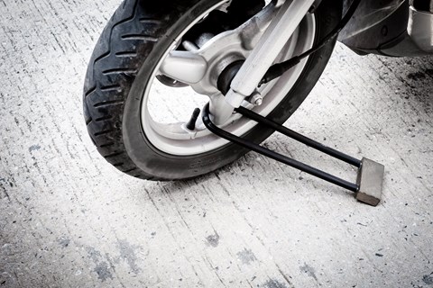 Sachbeschädigung am Motorrad