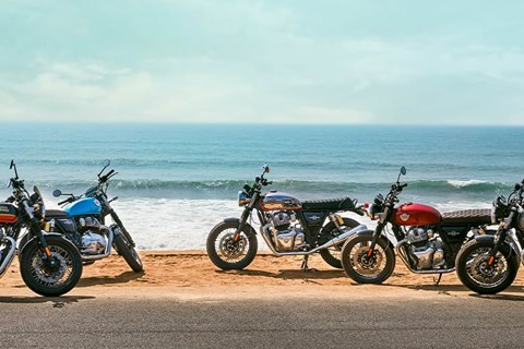 Euro 5 Update und neue Farben für die Royal Enfield Twin-Modelle