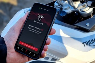 Neue TRIUMPH SOS-App für Motorräder Neue TRIUMPH SOS-App für Motorräder