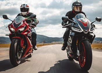 Honda CBR650R gegen Aprilia RS 660 Vergleich Honda CBR650R gegen Aprilia RS 660 Vergleich