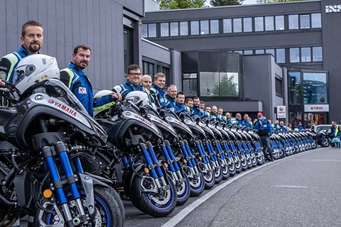 40 Yamaha Niken begleiten die Tour de Suisse 2021