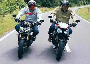 Triumph Speed Triple 1200 RS alt vs. neu im Test! Triumph Speed Triple 1200 RS alt vs. neu im Test!