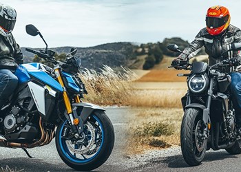 Suzuki GSX-S1000 vs. Honda CB1000R Black Edition Vergleich 2021 Suzuki GSX-S1000 vs. Honda CB1000R Black Edition Vergleich 2021