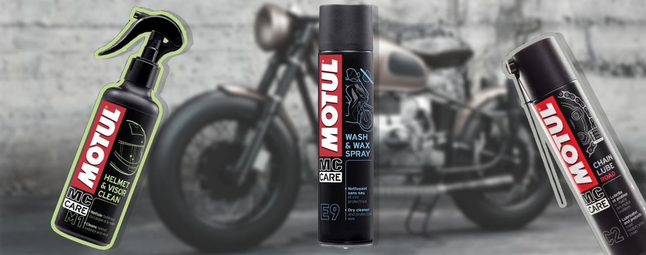 Motul Pflegeprodukte für dein Motorrad