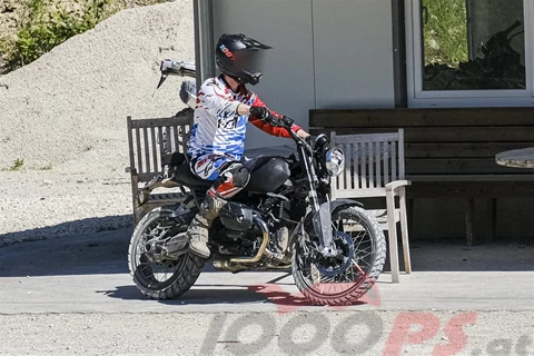 Neue BMW R nineT Scrambler mit 21 Zoll Vorderrad gesichtet Neue BMW R nineT Scrambler mit 21 Zoll Vorderrad gesichtet