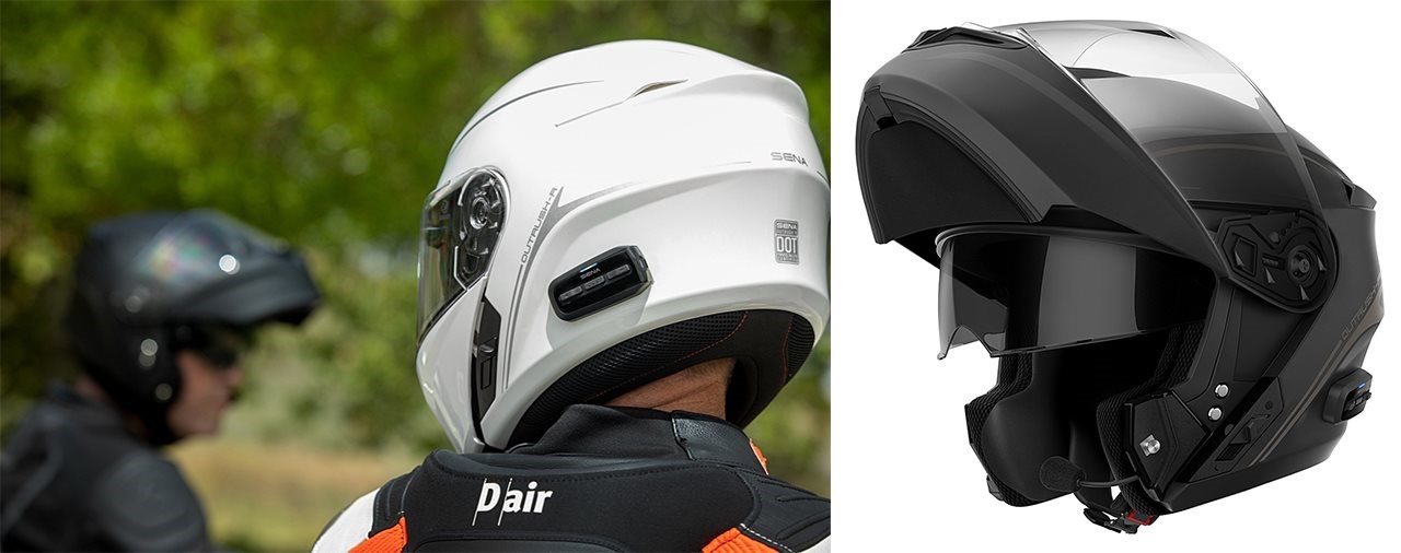Sena Outrush R Klapphelm mit integriertem Intercom