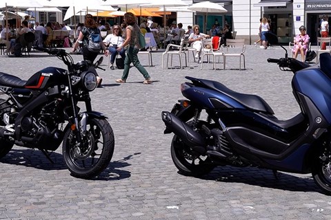 Yamaha XSR125 vs. NMAX 125 Test 2021