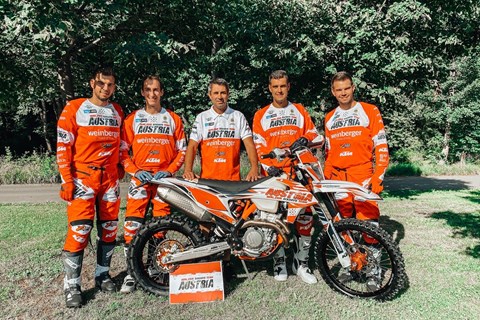 Team Österreich bei der ISDE Italien