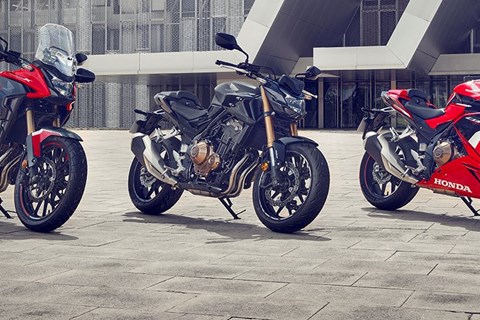 Honda CB500X, CB500F und CBR500R NEU für 2022 Honda CB500X, CB500F und CBR500R NEU für 2022
