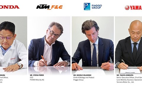 Austauschbaren Batterien von Honda, KTM, Piaggio und Yamaha