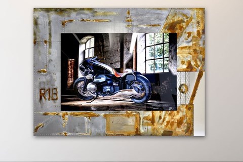 Benzinkopf veredelt Motorrad Fotographie