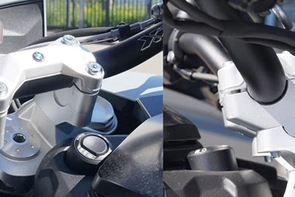 Hornig Lenkererhöhungen für die BMW S 1000 XR Hornig Lenkererhöhungen für die BMW S 1000 XR