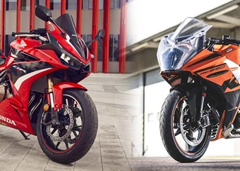 Vergleich: Honda CBR500R vs. KTM RC 390 2022 Vergleich: Honda CBR500R vs. KTM RC 390 2022