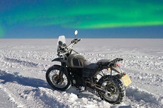 Mit dem Motorrad bis zum Südpol? Royal Enfield macht's! Mit dem Motorrad bis zum Südpol? Royal Enfield macht's!