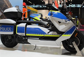BMW CE 04 Elektroroller als neues Polizeifahrzeug