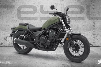 Neue Farbe für die Honda Rebel 500 2022 Neue Farbe für die Honda Rebel 500 2022