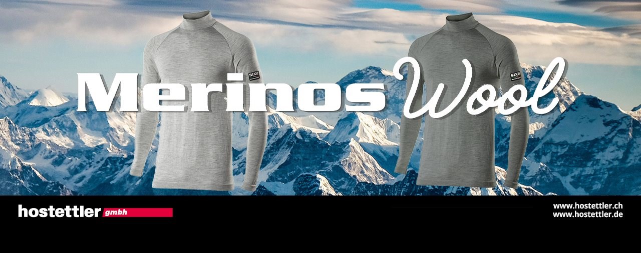 SIXS Langarm-Shirt TS3 Merino