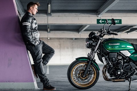 Lederjacke im schickem Retro-Look - Modeka August 75 Jacke