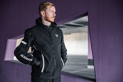Wasserdichte Softshelljacke fürs Motorrad - Modeka Clarke Sport