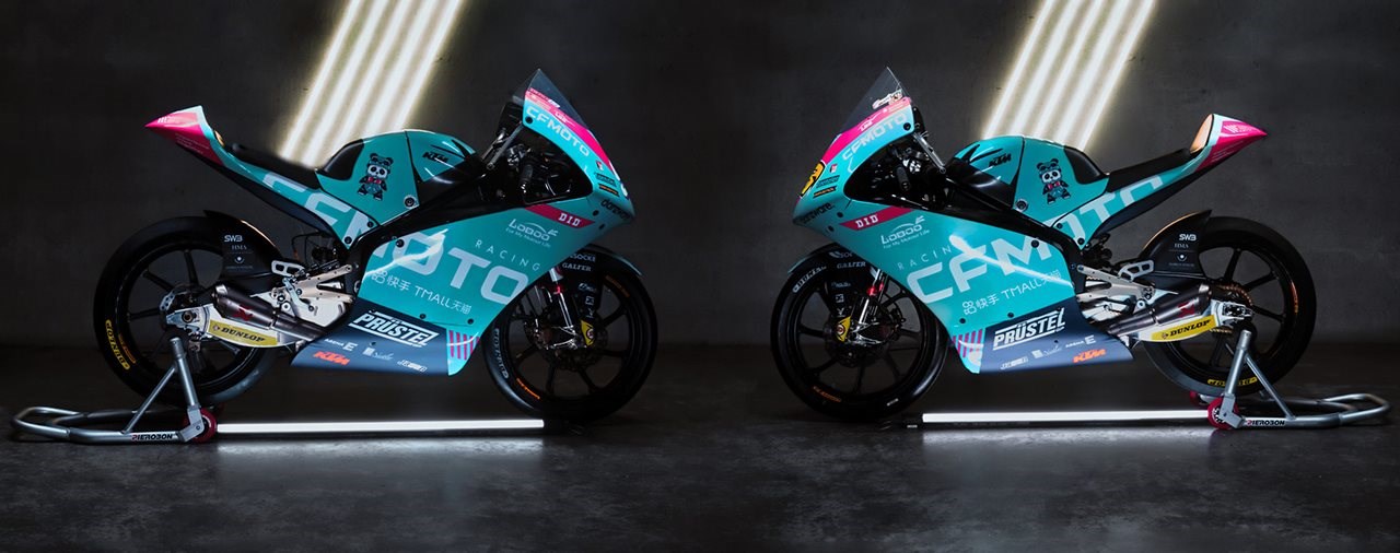 Das sind die CFMOTO Moto3 Bikes für 2022