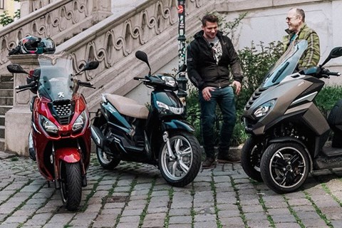 Peugeot Roller Übersicht - Roller fahren mit dem B-Führerschein