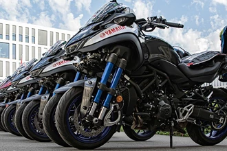45 Yamaha Niken bei der Tour de Suisse 2022 45 Yamaha Niken bei der Tour de Suisse 2022