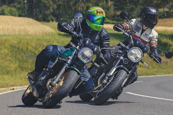 Kawasaki Z650RS gegen Z900RS Vergleich 2022